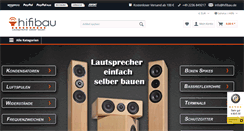 Desktop Screenshot of hifibau.de